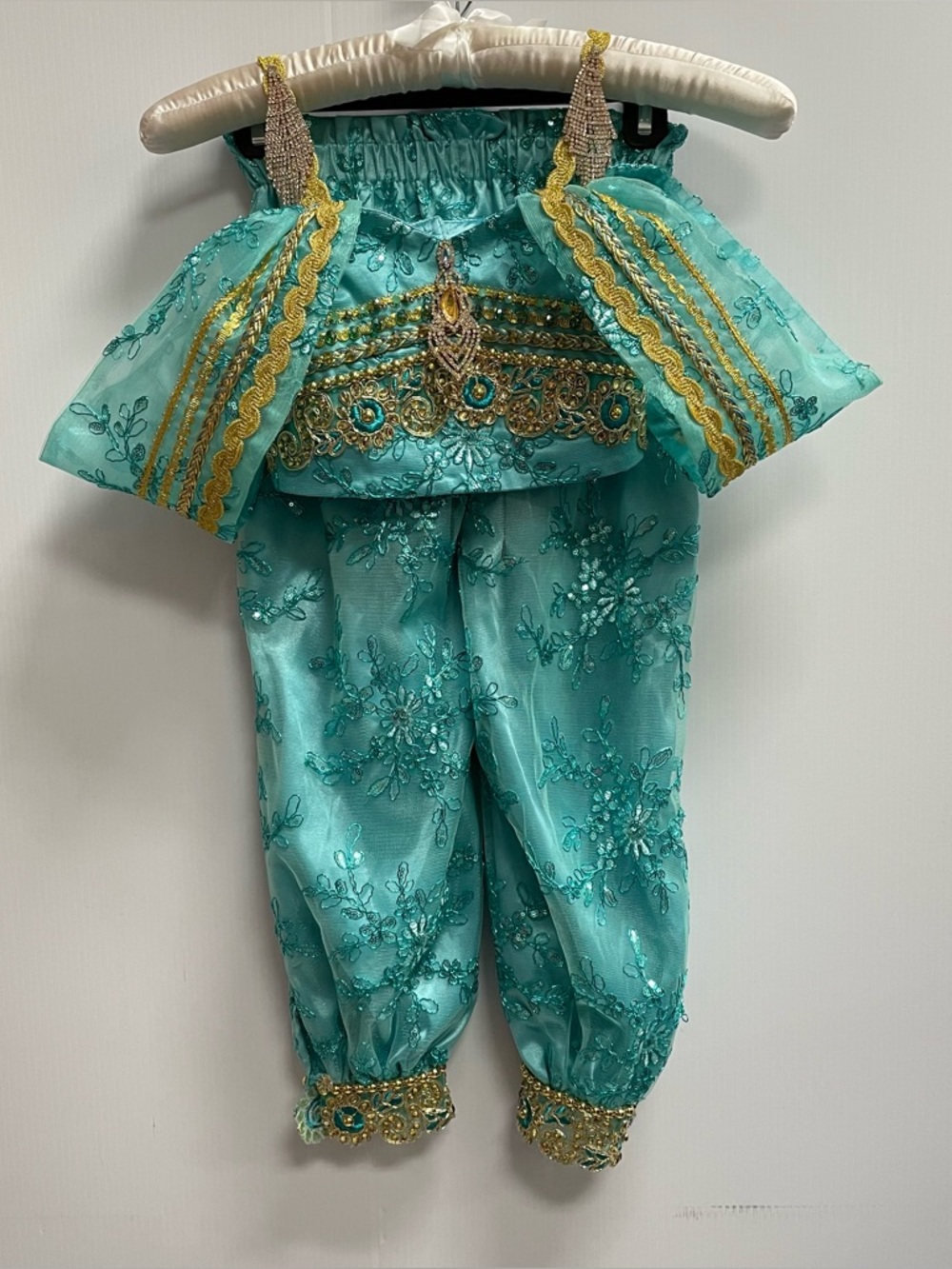 PRINCESS JASMINE CUSTOM MADE LITTLE GIRLS COSTUME SZ 2/3
